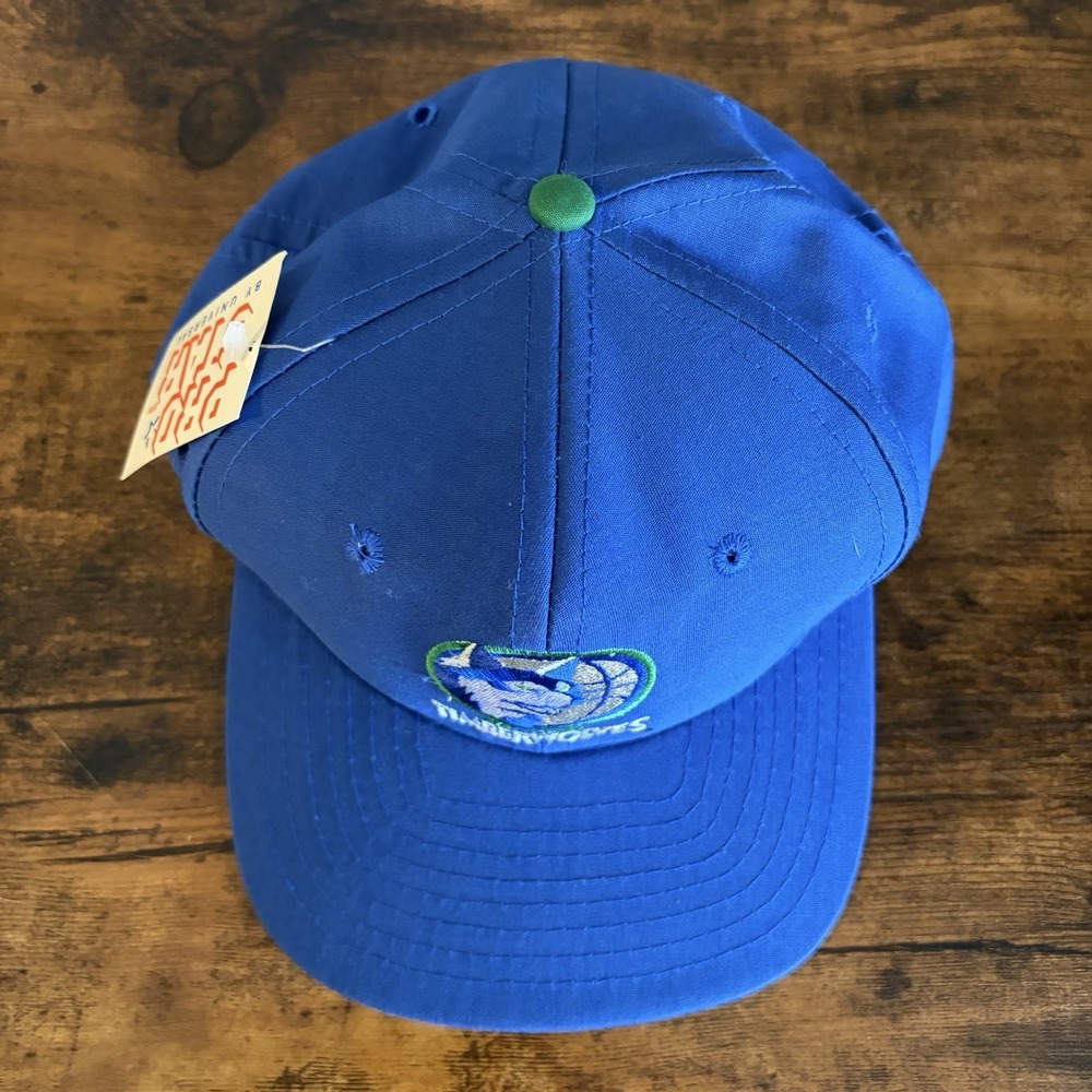 Vintage Minnesota Timberwolves Pro Star Hat Snapback Brand New w/ Tags Blue - Picture 12 of 12